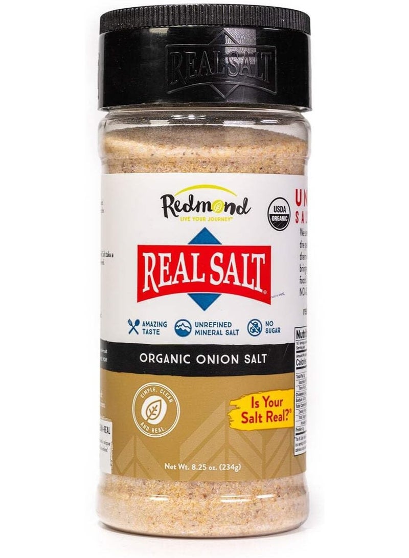 Redmond Real Onion Sea Salt 8.25oz shaker - Image 1